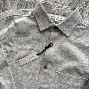 Banana Republic Light Gray Men's Shirt Jacket
